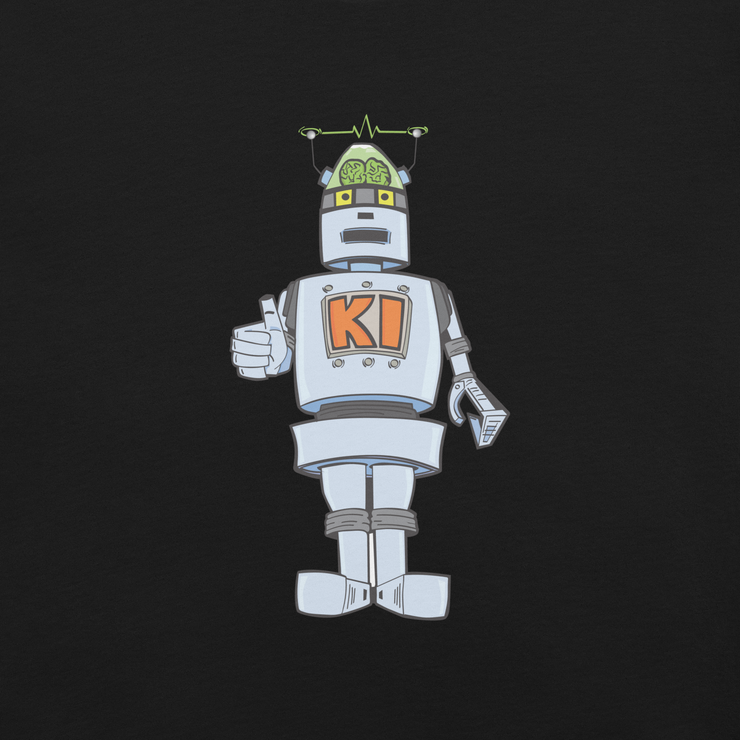 Karma Ink! Robot Unisex Retro Robot T-Shirt