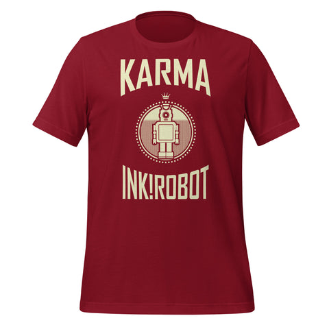 Karma Ink! Robot Poster Unisex t-shirt